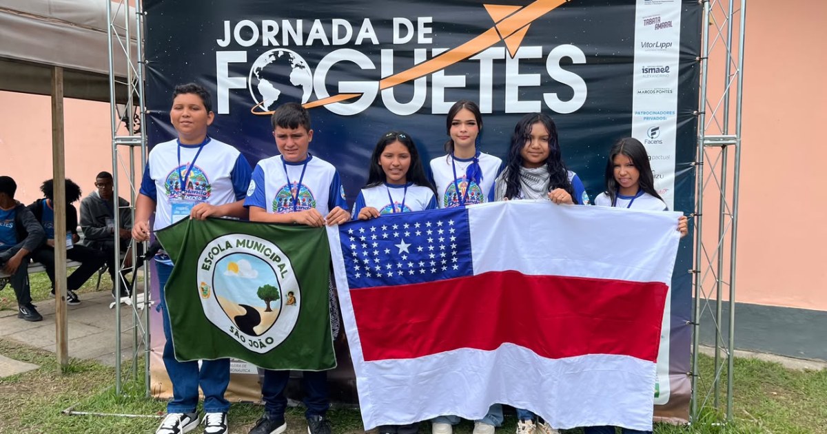 Programa científico prepara alunos do Tupé para competição de foguetes no Rio