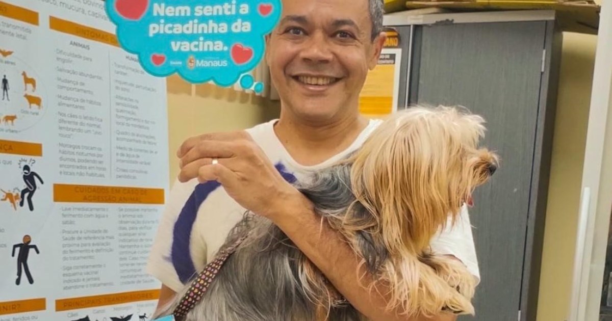 Atendimento em clínicas e nas casas marca vacinação antirrábica de Manaus
